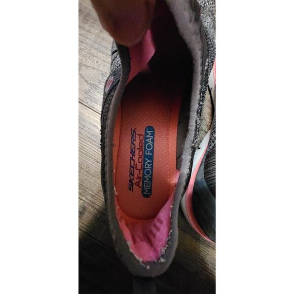 Sketchers Memory Foam Grey Slip On Shoes Air Cooled Pre-owned Size 8.5. Box40 - Picture 9 of 12